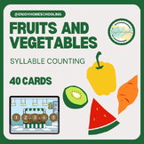 Fruits and Vegetables Syllable Counting