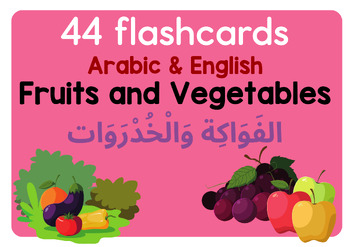 Preview of Fruits and Vegetables flashcards