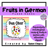 Fruits in German- Flash Cards