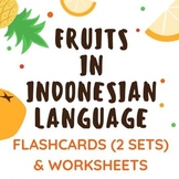 Fruits Indonesian | Buah | Bahasa Indonesia (Flashcards & 