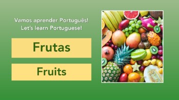 Preview of Fruits in Portuguese/English