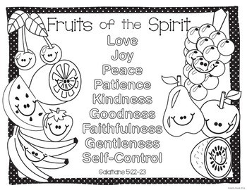 Fruits of the Spirit by FrontDesk Studio | Teachers Pay Teachers
