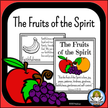 Fruits of the Spirit Mini Book and Posters by Nicola Lynn | TpT