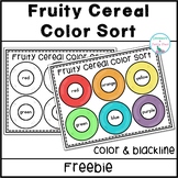 Fruity Cereal Color Sort Freebie