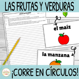 Frutas y Verduras Spanish Food  Vocabulary ¡Corre en Círcu