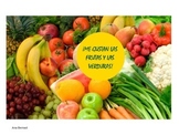 Frutas y verduras unit (PowerPoint)