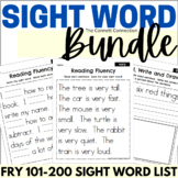 Fry 101-200 Sight Words Fluency Bundle