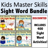 Fry 100 Sight Word Bundle - Read, Write, Decorate, and Bui