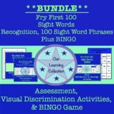 Fry 100 Sight Words, Phrases, and Sight Word Bingo BUNDLE 