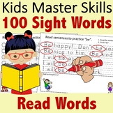 Fry 100 Sight Words - Read Words and Circle Words