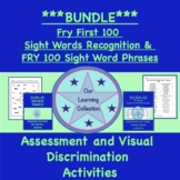 Fry 100 Sight Words plus Sight Word Phrases Visual Discrim