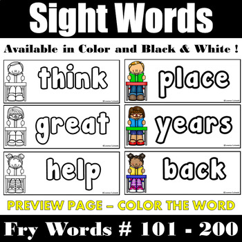 fry sight words each set
