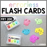 Fry 200 Errorless Flash Cards | Spelling Task Box for Fry 
