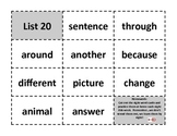 Fry 200 Sight Words