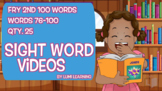 Fry 2nd 100, Sight Word Videos #76-100: Teach Spelling, Me