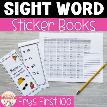 Preview of Editable Sight Word Tracker and Data Sheets Frys First 100