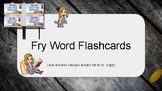 Fry First 100 Word Flashcards with links to YouTube videos