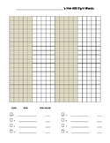 Fry First 400 Words Tracking Self-Monitoring Sheet