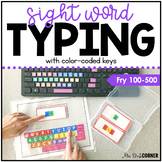 Fry First 500 Sight Word Keyboarding | Sight Word Activiti