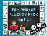 Fry Phrase Fluency Pack--Visual Style (set one)