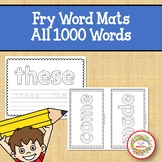 Fry Sight Word Activities Worksheets Trace All 1000 Sight Words