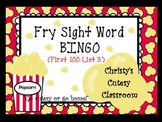 Fry Sight Word Bingo--1st 100 Words (List 3)