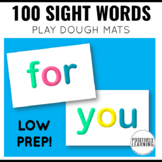 Fry Words Play Dough | 100 Sight Words Fine Motor Center