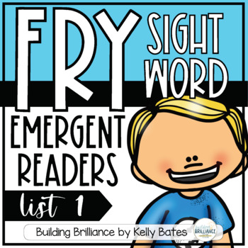 Preview of Fry Sight Word Emergent Readers List One