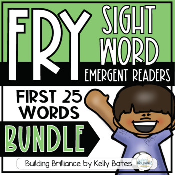 Preview of Fry Sight Word Emergent Readers {THE FIRST 25 WORDS BUNDLE}