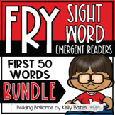 Fry Sight Word Emergent Readers {THE FIRST 50 WORDS MEGA BUNDLE}