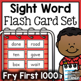 Sight Word Flashcard Bundle - Fry First 1000