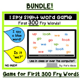 Fry Sight Word Game: Uses the First 100, Second 100, & Thi