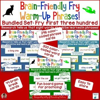 Preview of Fry Sight Word Phrases   The First Three Hundred High-Frequency Word Lists