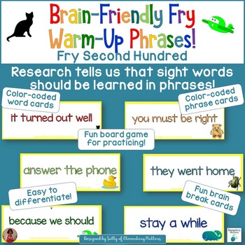 Preview of Fry Sight Word Phrases  The Second Hundred High-Frequency Word List