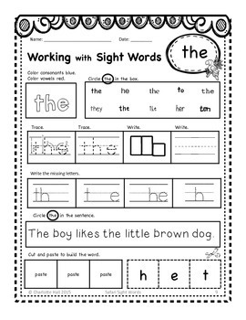 Fry Sight Word Safari: Words 1-100 by Charlotte Shares | TpT
