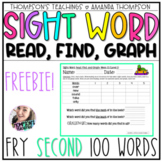Fry Sight Word Freebie | Second 100