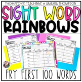 Fry Sight Word Unscramble and Rainbow Write | First 100