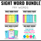 Fry Sight Words Bundle | Printables, Centers, Fluency, Dat