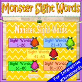 Halloween Fry Sight Words Kindergarten PowerPoint Game