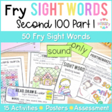 Fry Second 100 Sight Words Practice Pt 1 Activities, Games
