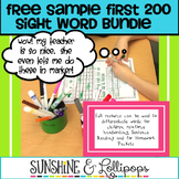 FREE Sight Word Worksheets