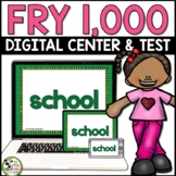 Fry Sight Words Test and Digital Center for 1,000 Words Go