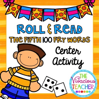 Preview of Fry Sight Words (The Fifth Hundred Words) Roll and Read Games