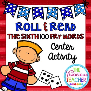 Preview of Fry Sight Words (The Sixth Hundred Words) Roll and Read Games