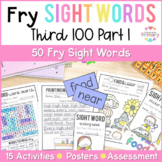 3rd Grade Fry Sight Word List Coloring Sheets, Word Search