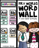 Fry Sight Words - Word Wall - 300 Words