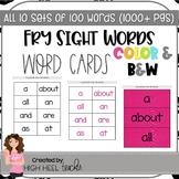 Fry™ Sight Words | Word Wall Cards and Checklist | EDITABLE |