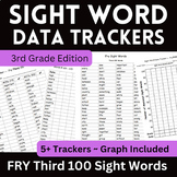 Sight Word Data Tracker: 3rd Grade Edition