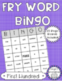 Fry Word BINGO - First Hundred Sight Word Activity