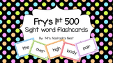 Fry Word Flashcards 1-500!